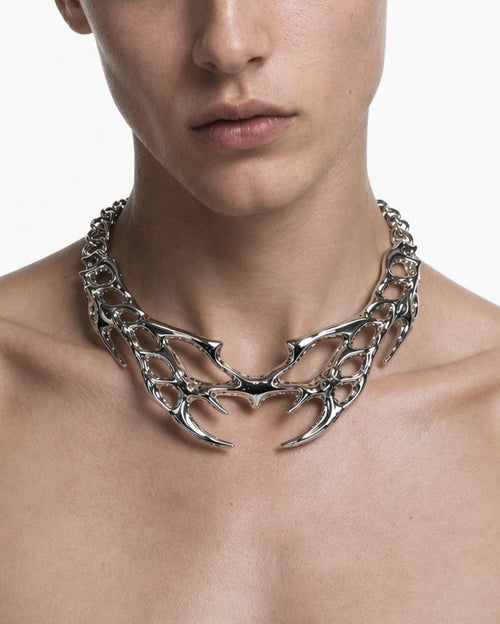 SCULPTURAL COLLIER NECKLACE