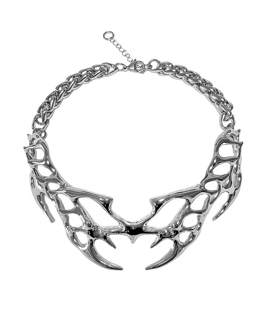 SCULPTURAL COLLIER NECKLACE