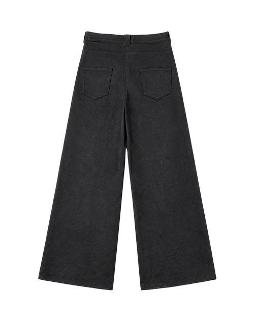 LATEX COATED JEANS WITH RELIEF