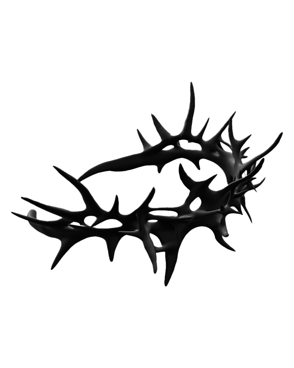 SCULPTURAL THORN CROWN