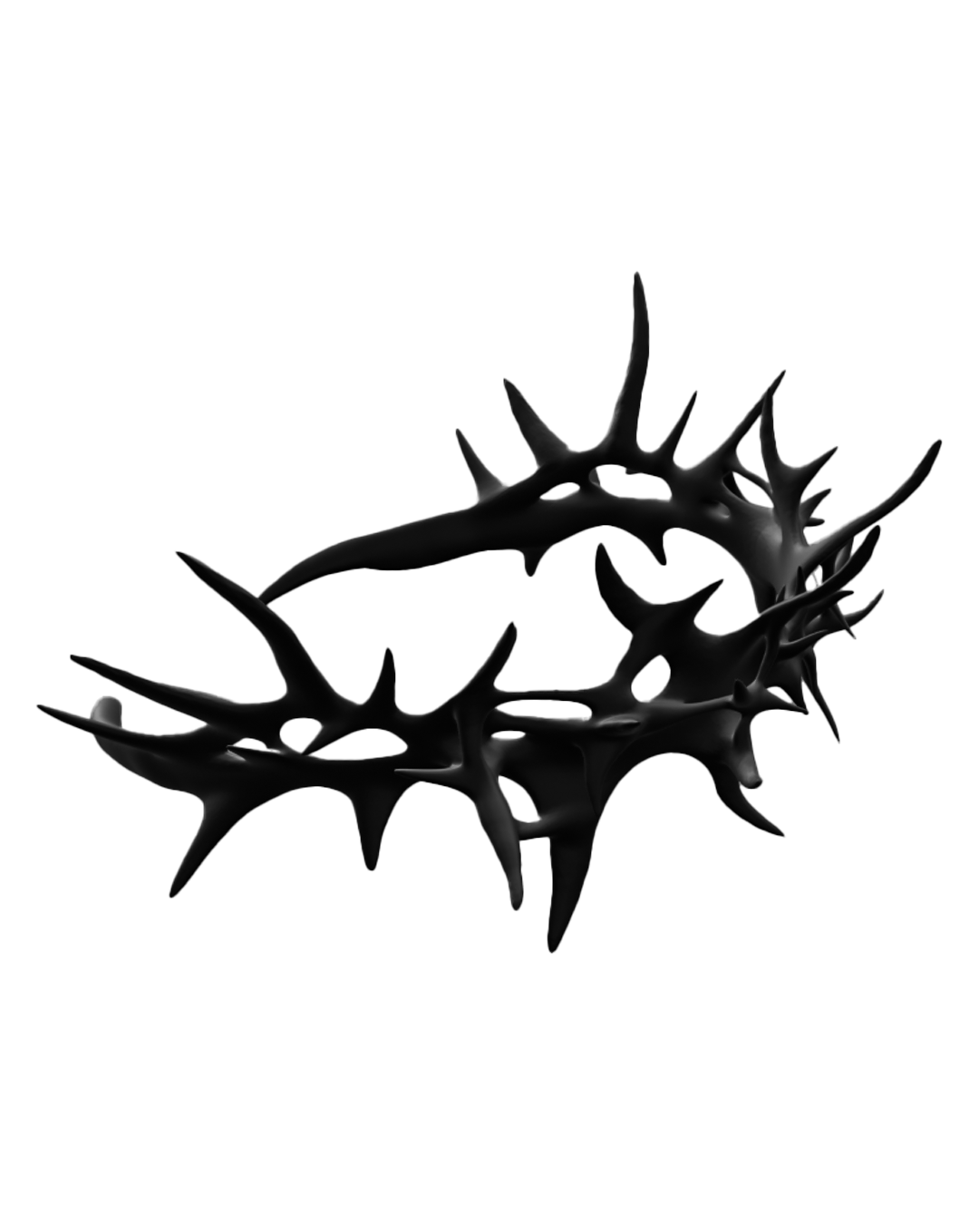 SCULPTURAL THORN CROWN